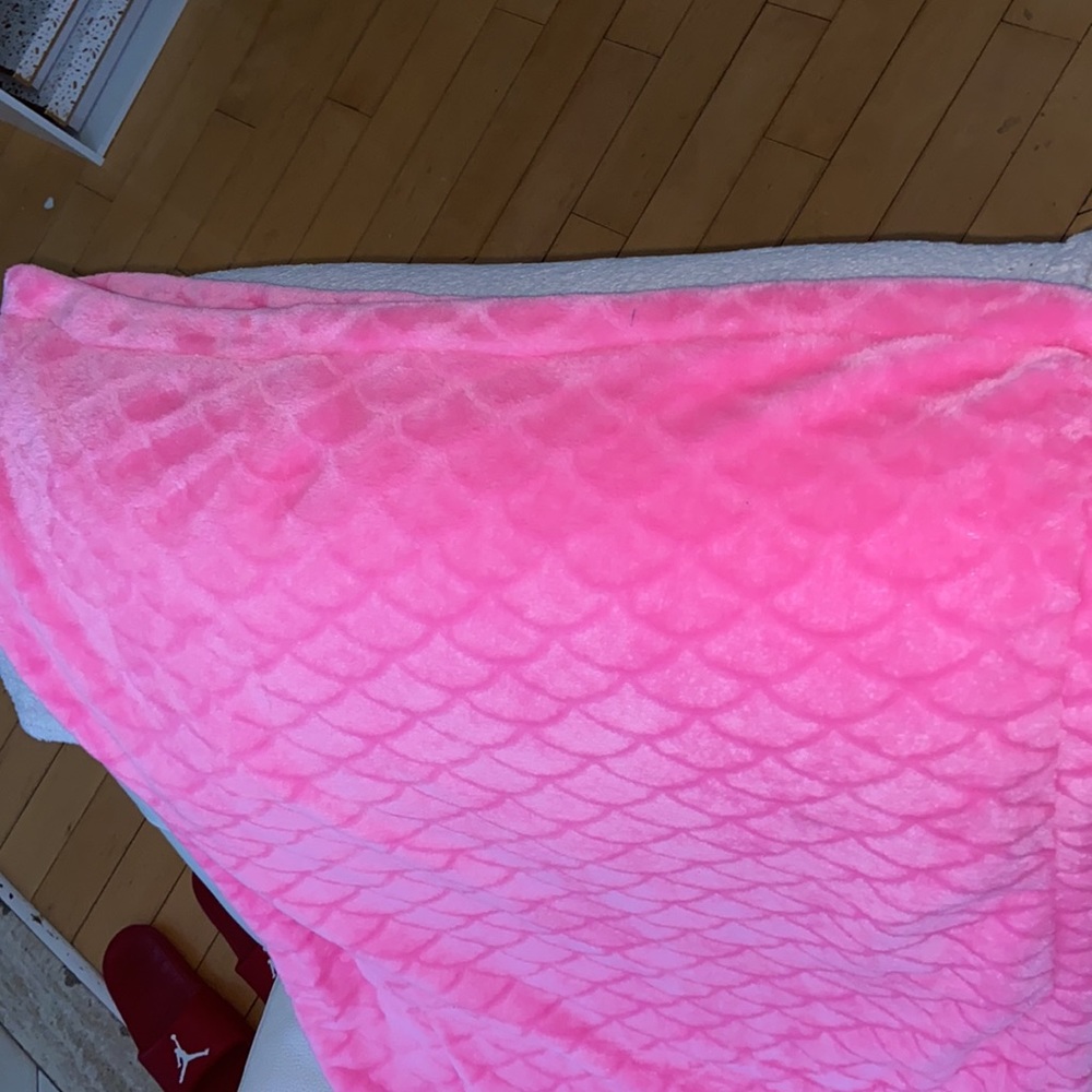 couverture rose sirène - Picture 4 of 5